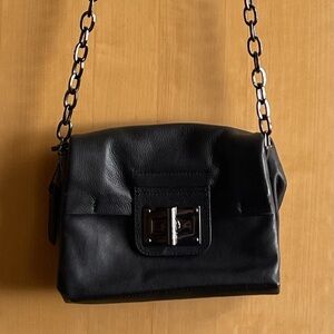 Clark’s Crossbody Leather Handbag Black